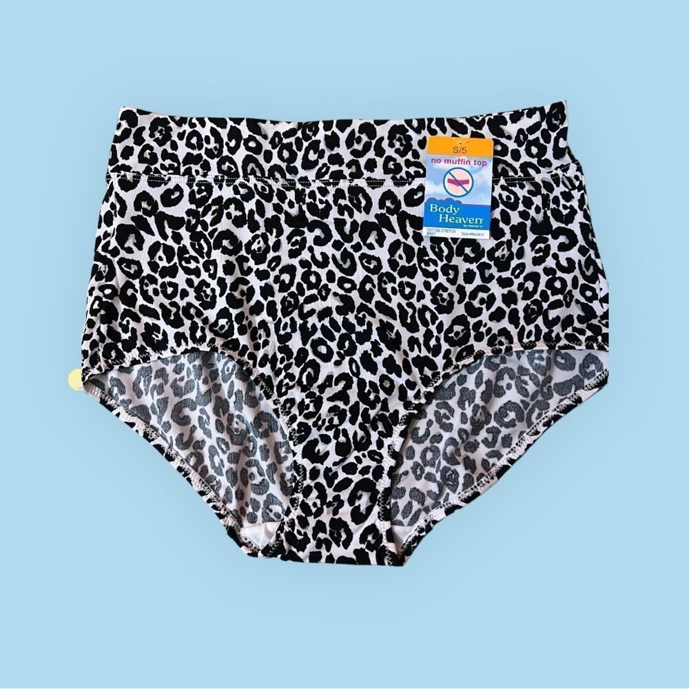 Body Heaven by Warners Leopard Print Brief Panty Sz S